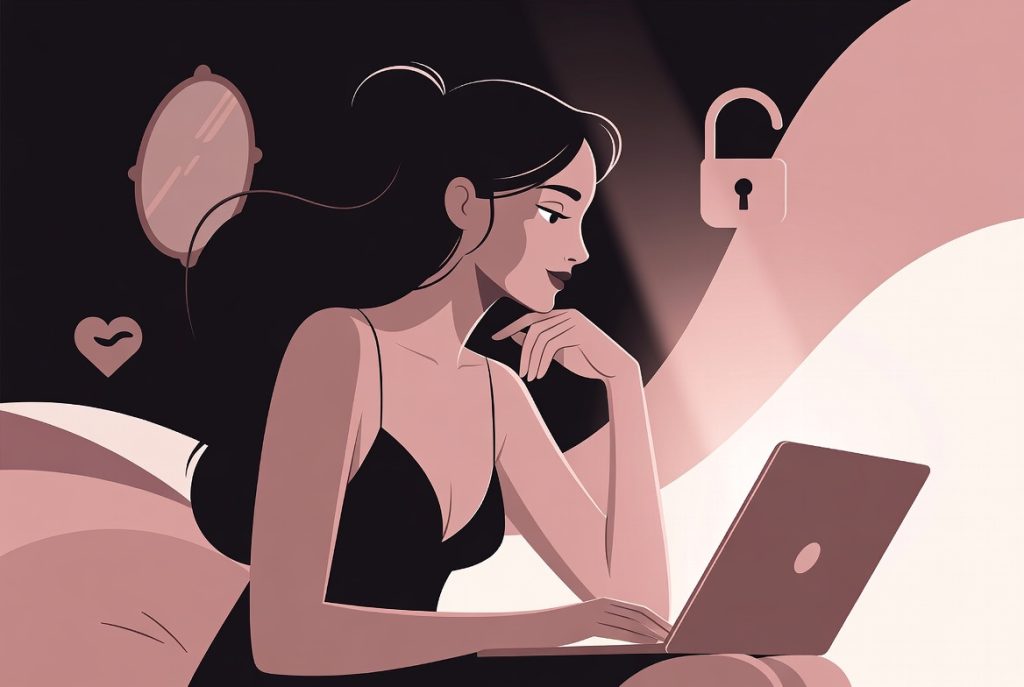 Explorer ses fantasmes sans jugement sur internet